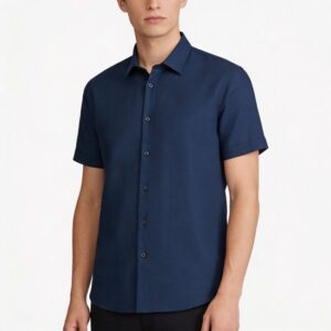 Blouse met korte mouwen