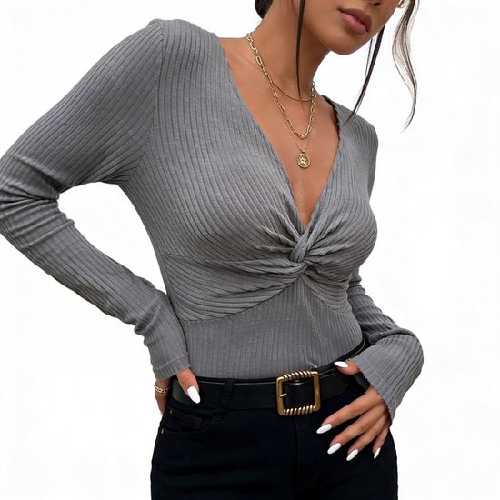 Getailleerde Top met Twist