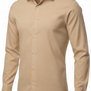 Regular fit Heren Blouse Beige