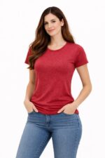 Dames Sportshirt Rood