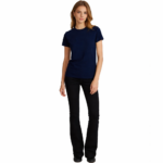 Basic Dames T-shirt Marine Blauw