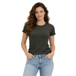 Basic Dames T-shirt Donker Grijs