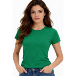 Basic Dames T-shirt Groen 