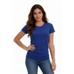 Basic Dames T-shirt Blauw