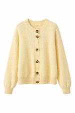 Mode Dames Vest Geel