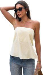 Strapless Dames Top