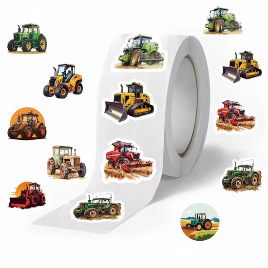 500 Tractor Stickers - Afbeelding 3