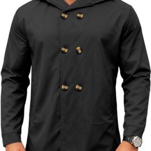 Lange Heren Jas met Capuchon
