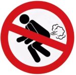Verboden te Scheten Sticker